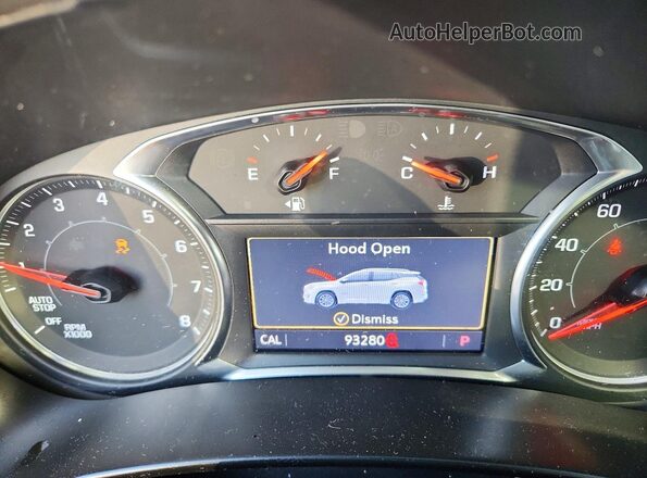 3GKALPEV9LL307185 2020 GMC TERRAIN Silver ხელსაწყოთა პანელის ხედი