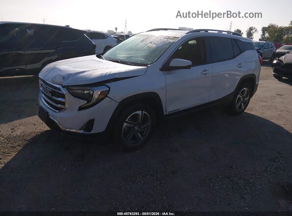 3GKALPEV9ML347560 2021 GMC TERRAIN Белый Передняя левая четверть