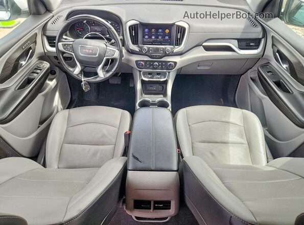 3GKALPEV9NL208837 2022 GMC TERRAIN Белый Вид панели приборов