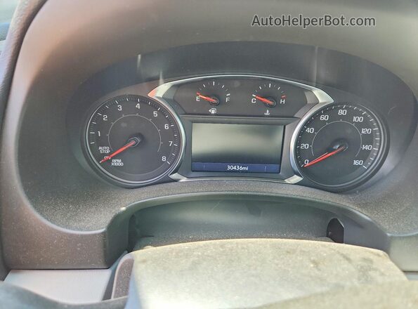 3GKALPEV9NL263059 2022 GMC TERRAIN White Vista del cuadro de instrumentos