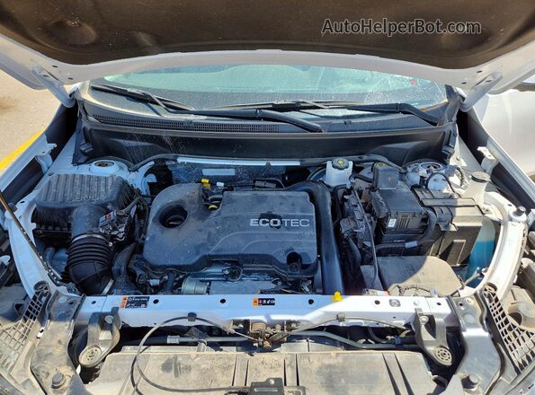 3GKALPEV9NL263059 2022 GMC TERRAIN White Vista del compartimento del motor
