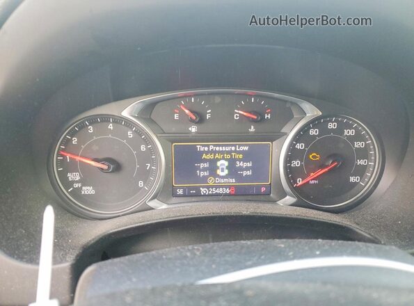 3GKALPEVXKL198959 2019 GMC TERRAIN Silver Սարքավորումների վահանակի տեսք