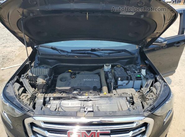3GKALPEVXKL301474 2019 GMC TERRAIN Black ძრავის განყოფილების ხედი