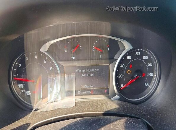 3GKALPEVXKL305122 2019 GMC TERRAIN White Instrument cluster view