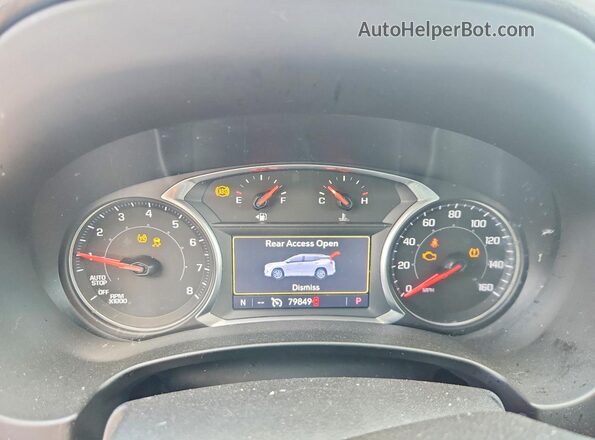 3GKALPEVXKL355633 2019 GMC TERRAIN White Widok zestawu wskaźników