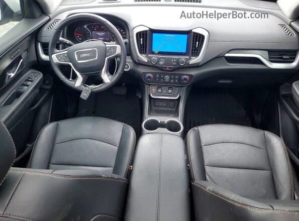 3GKALPEVXML326281 2021 GMC TERRAIN White Առջևի վահանակի տեսք