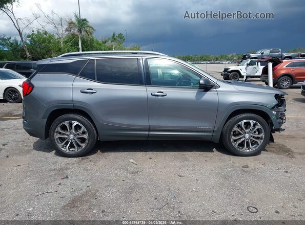 3GKALPEX0JL319644 2018 GMC TERRAIN Серый Вид задней части салона