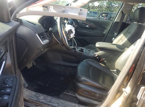 3GKALPEX2KL381662 2019 GMC TERRAIN Black Вид салону спереду