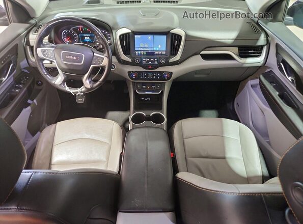3GKALPEX4JL230952 2018 GMC TERRAIN Blue Widok deski rozdzielczej