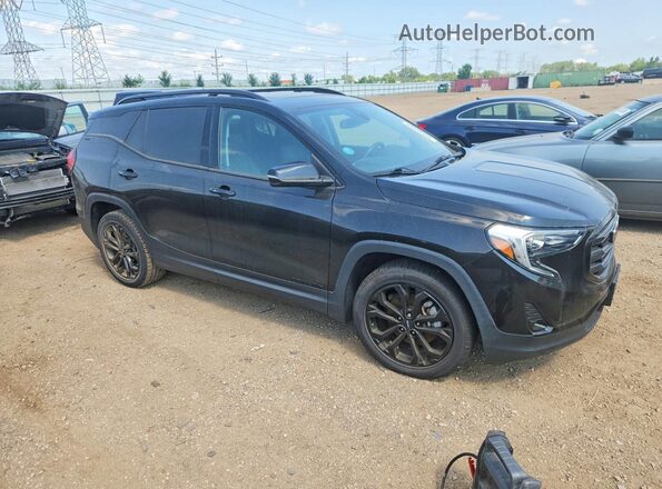 3GKALPEX4LL137559 2020 GMC TERRAIN Black Передня права чверть