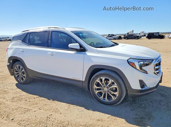 3GKALPEX6JL270983 2018 GMC TERRAIN Белый Передняя правая четверть
