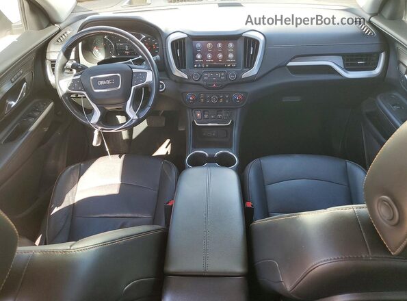 3GKALPEX6JL270983 2018 GMC TERRAIN Белый Вид панели приборов