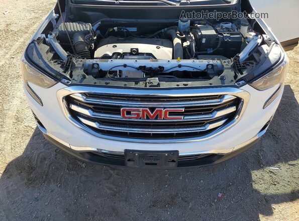 3GKALPEX6JL270983 2018 GMC TERRAIN Белый Вид задней части салона