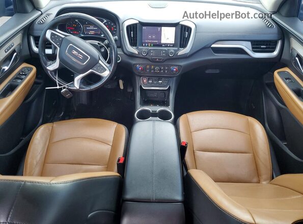 3GKALPEX6KL248290 2019 GMC TERRAIN Gray Առջևի վահանակի տեսք