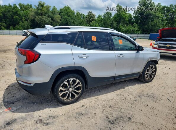 3GKALPEX7JL388637 2018 GMC TERRAIN Silver უკანა მარჯვენა