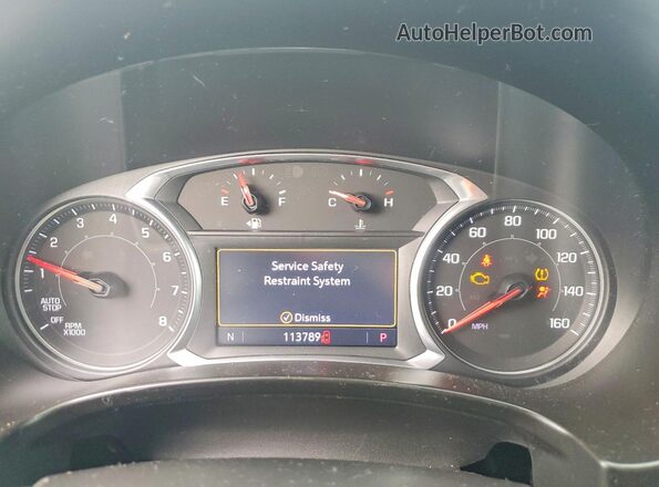 3GKALPEX7KL268919 2019 GMC TERRAIN Silver Вид щитка приладів