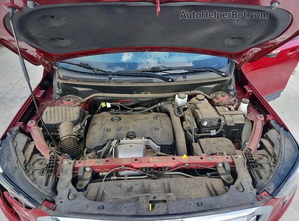 3GKALPEX7KL394116 2019 GMC TERRAIN Red ძრავის განყოფილების ხედი