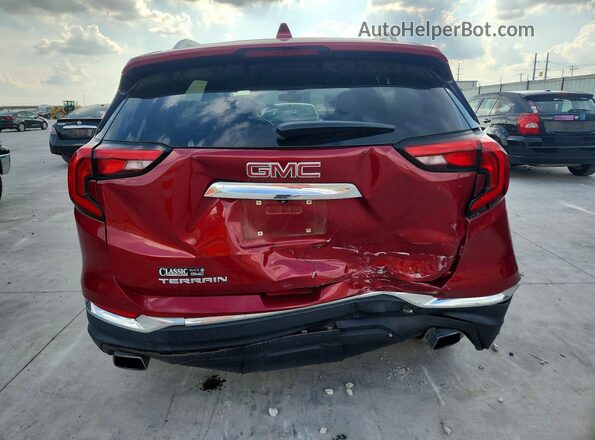 3GKALPEX7KL394116 2019 GMC TERRAIN Red უკანა ხედი
