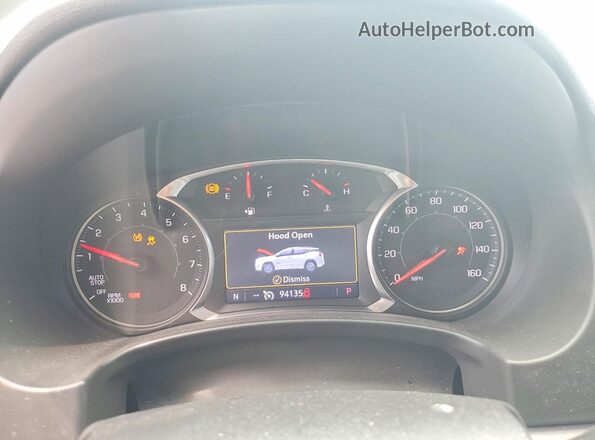 3GKALPEX9LL237608 2020 GMC TERRAIN Silver Instrument cluster view
