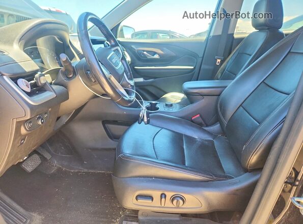 3GKALREU4JL258462 2018 GMC TERRAIN Black Widok wnętrza z przodu