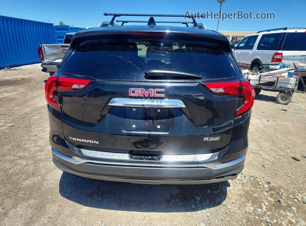 3GKALREU4JL258462 2018 GMC TERRAIN Black Widok z tyłu
