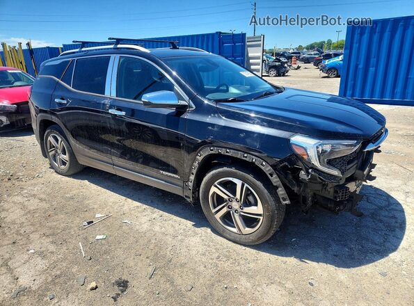3GKALREU4JL258462 2018 GMC TERRAIN Black Przód prawy