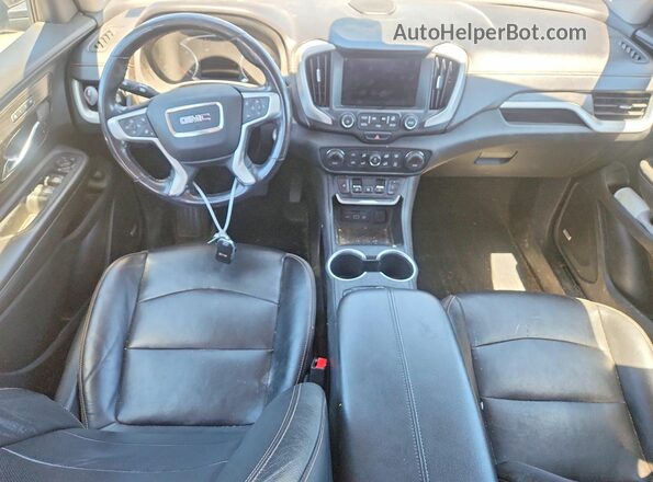 3GKALREU4JL258462 2018 GMC TERRAIN Black Widok deski rozdzielczej
