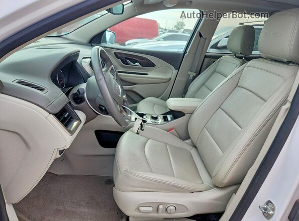 3GKALSEX0JL182840 2018 GMC TERRAIN White Widok wnętrza z przodu