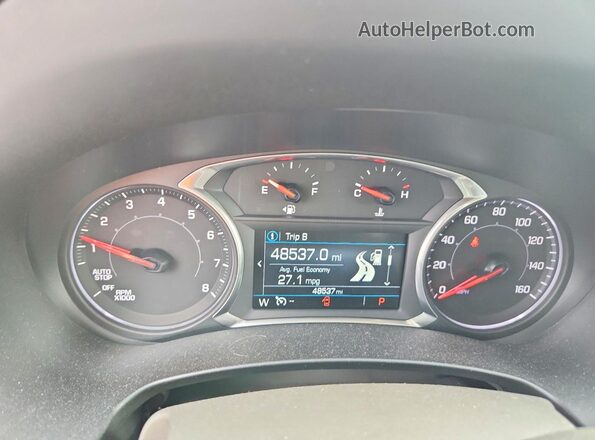 3GKALSEX0JL182840 2018 GMC TERRAIN White Widok zestawu wskaźników