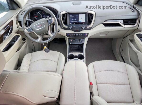 3GKALSEX0JL182840 2018 GMC TERRAIN White Widok deski rozdzielczej