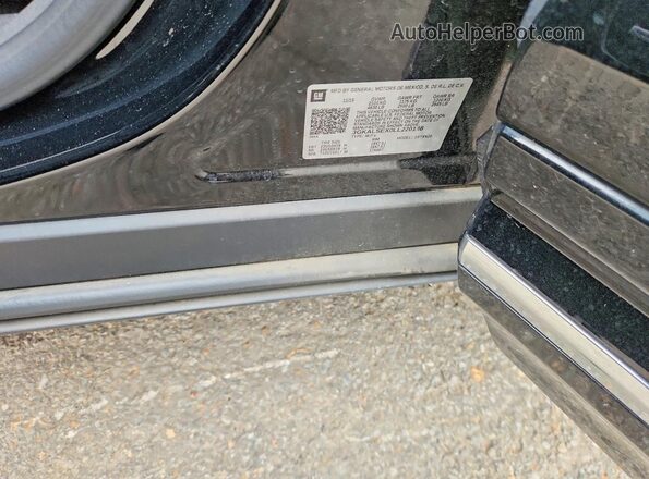 3GKALSEX0LL220148 2020 GMC TERRAIN Black VIN sticker view