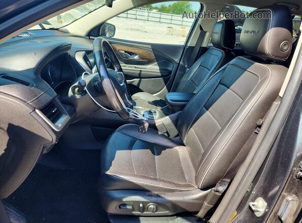 3GKALSEX2JL271793 2018 GMC TERRAIN Gray Вид салону спереду