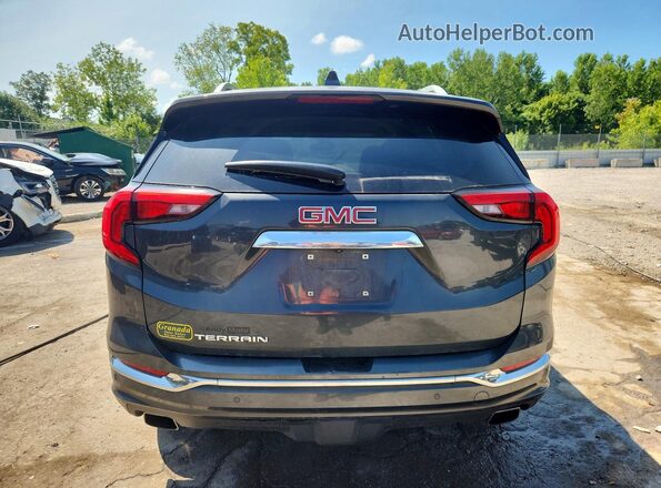 3GKALSEX2JL271793 2018 GMC TERRAIN Gray Вид ззаду