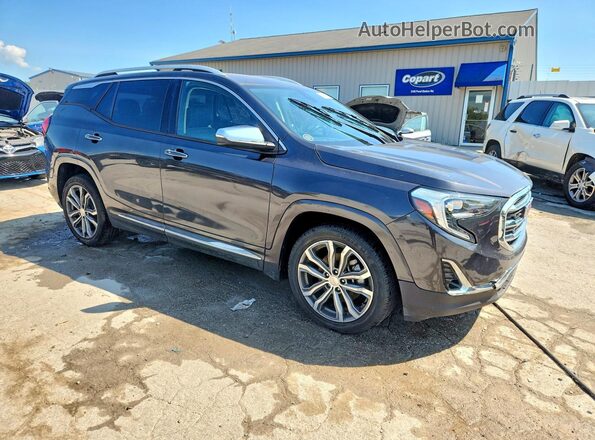 3GKALSEX2JL271793 2018 GMC TERRAIN Gray Передня права чверть