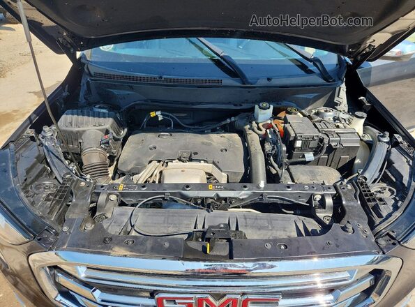 3GKALSEX2JL271793 2018 GMC TERRAIN Gray Вид підкапотного простору
