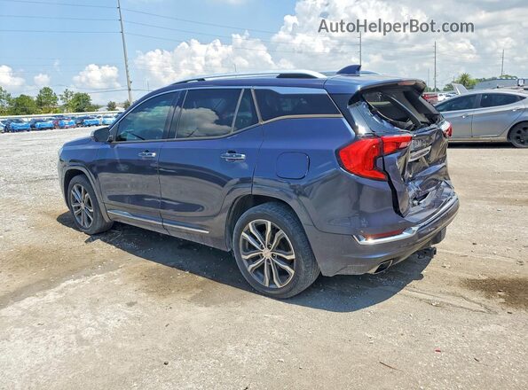 3GKALSEX3JL217953 2018 GMC TERRAIN Blue Tył lewy