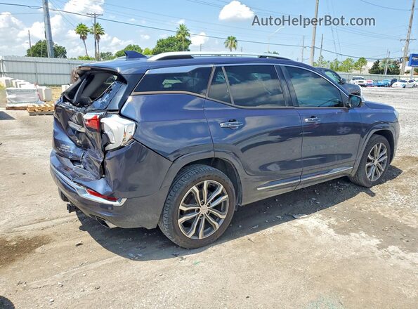 3GKALSEX3JL217953 2018 GMC TERRAIN Blue Tył prawy