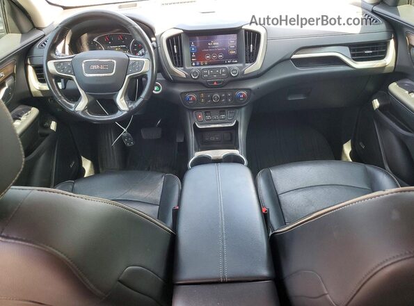 3GKALSEX3JL217953 2018 GMC TERRAIN Blue Widok deski rozdzielczej