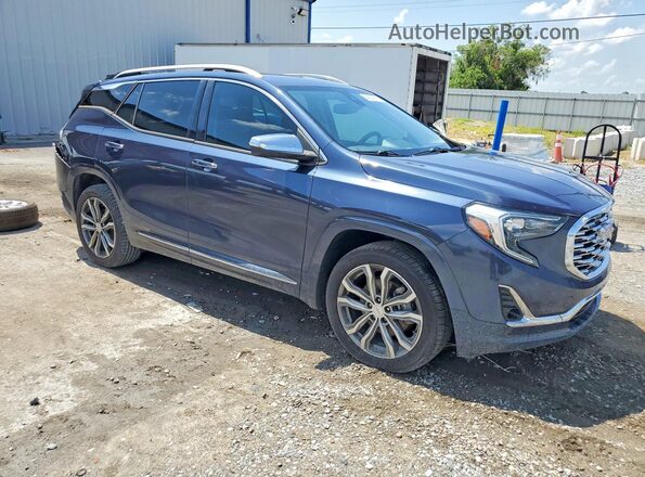 3GKALSEX3JL217953 2018 GMC TERRAIN Blue Przód prawy