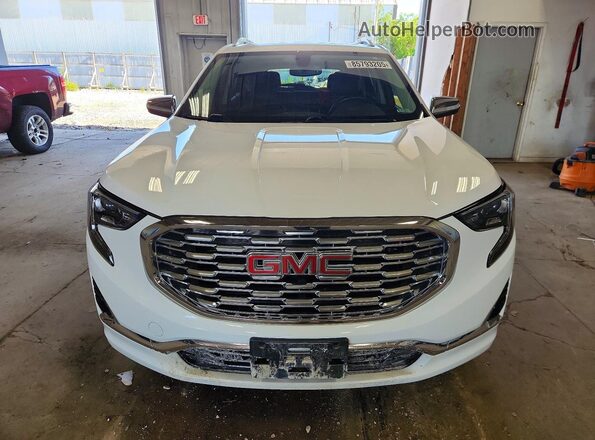 3GKALSEX3JL384555 2018 GMC TERRAIN White Vista frontal