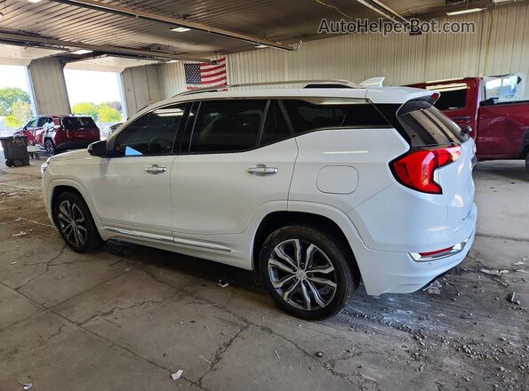 3GKALSEX3JL384555 2018 GMC TERRAIN White Trasero izquierdo