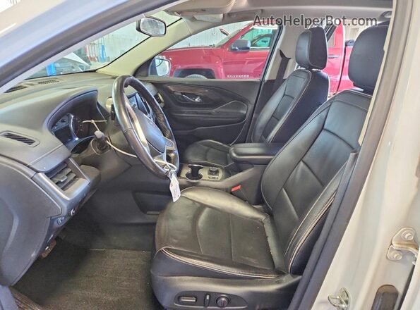 3GKALSEX3JL384555 2018 GMC TERRAIN White Vista interior delantera