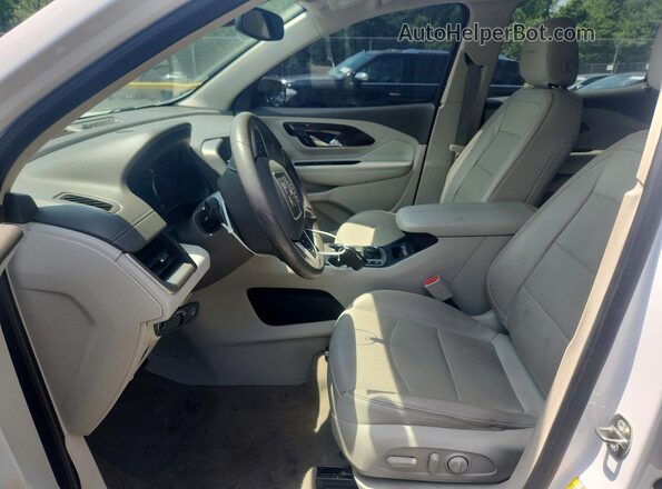 3GKALSEX4KL259968 2019 GMC TERRAIN White წინა სალონის ხედი