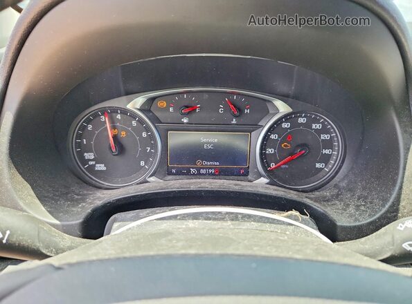 3GKALSEX5KL356337 2019 GMC TERRAIN Black Вид щитка приладів