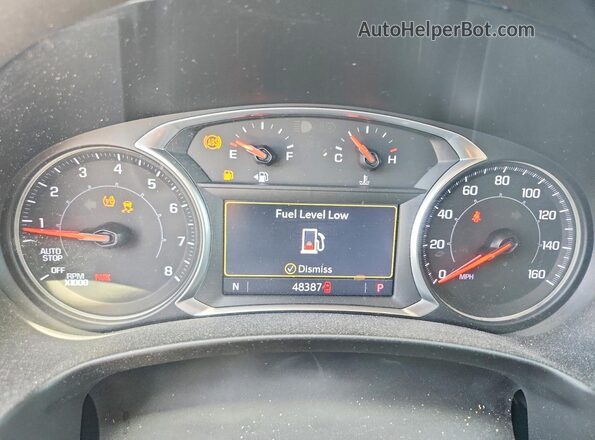 3GKALSEX5LL319029 2020 GMC TERRAIN Gray Widok zestawu wskaźników