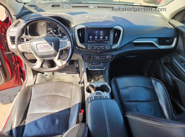 3GKALSEX8JL280854 2018 GMC TERRAIN Maroon წინა პანელის ხედი