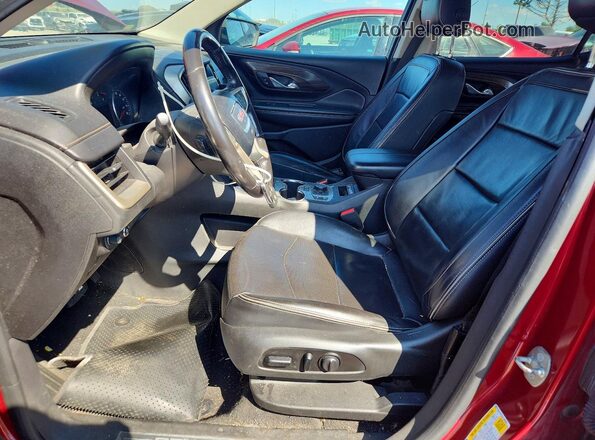 3GKALSEX8JL280854 2018 GMC TERRAIN Maroon წინა სალონის ხედი