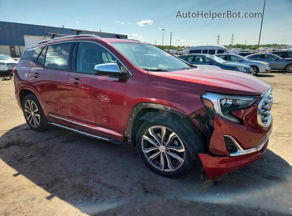 3GKALSEX8JL280854 2018 GMC TERRAIN Maroon წინა მარჯვენა