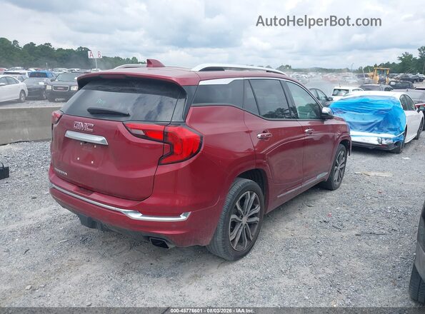 3GKALSEX8JL312590 2018 GMC TERRAIN Red უკანა მარჯვენა