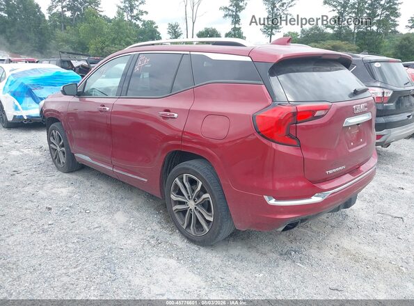 3GKALSEX8JL312590 2018 GMC TERRAIN Red უკანა მარცხენა